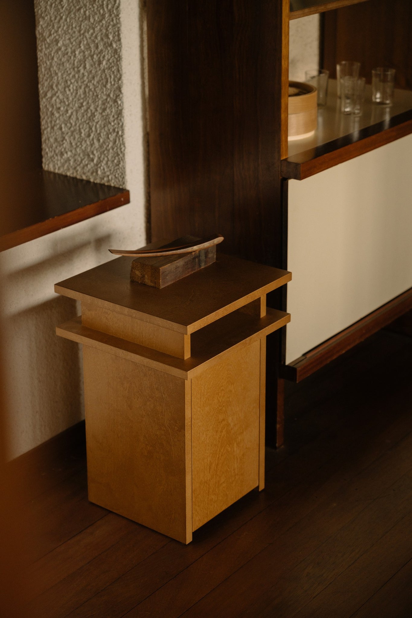 Ratio Side Table・Warm Brown Birch