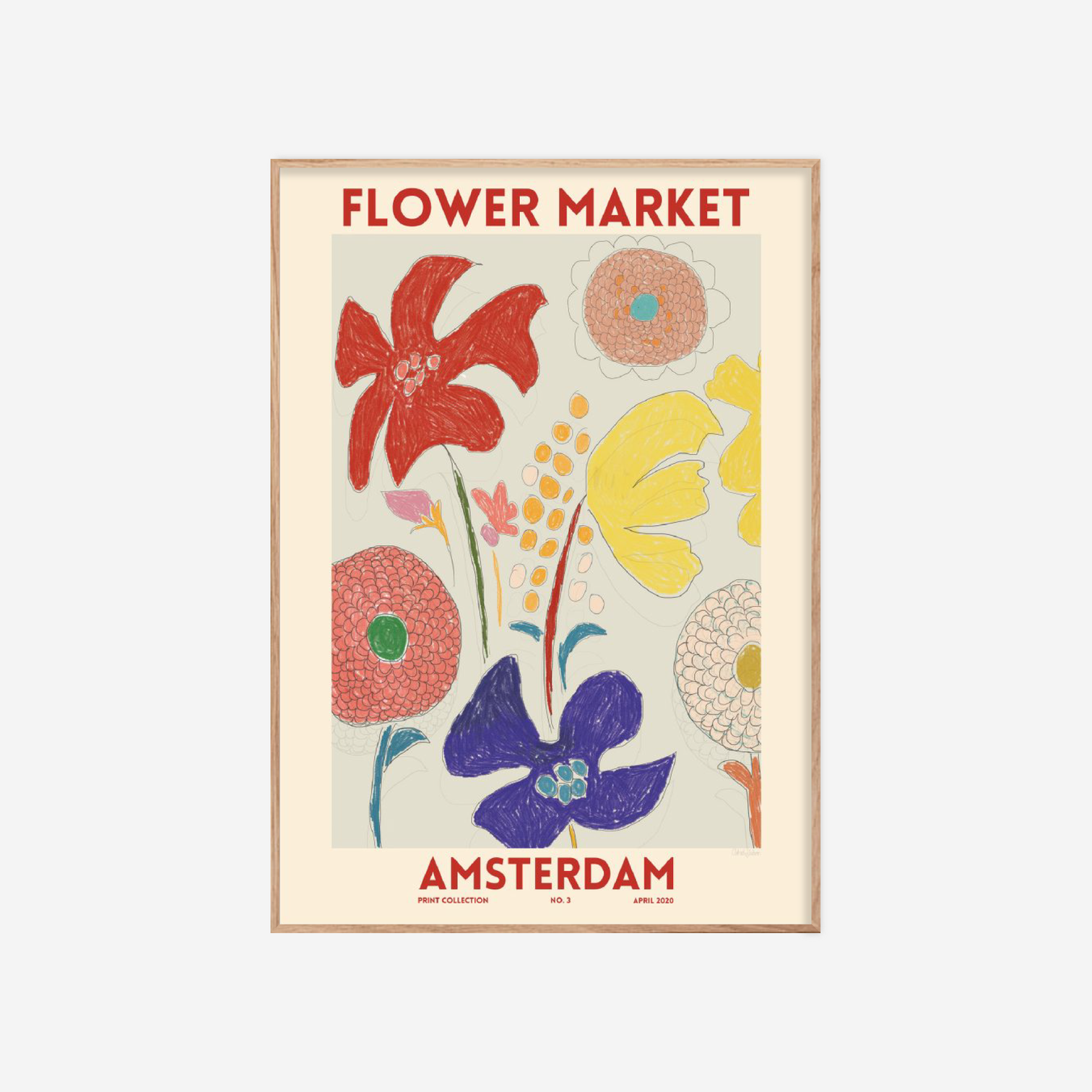 Amsterdam・Prent・70×100 cm